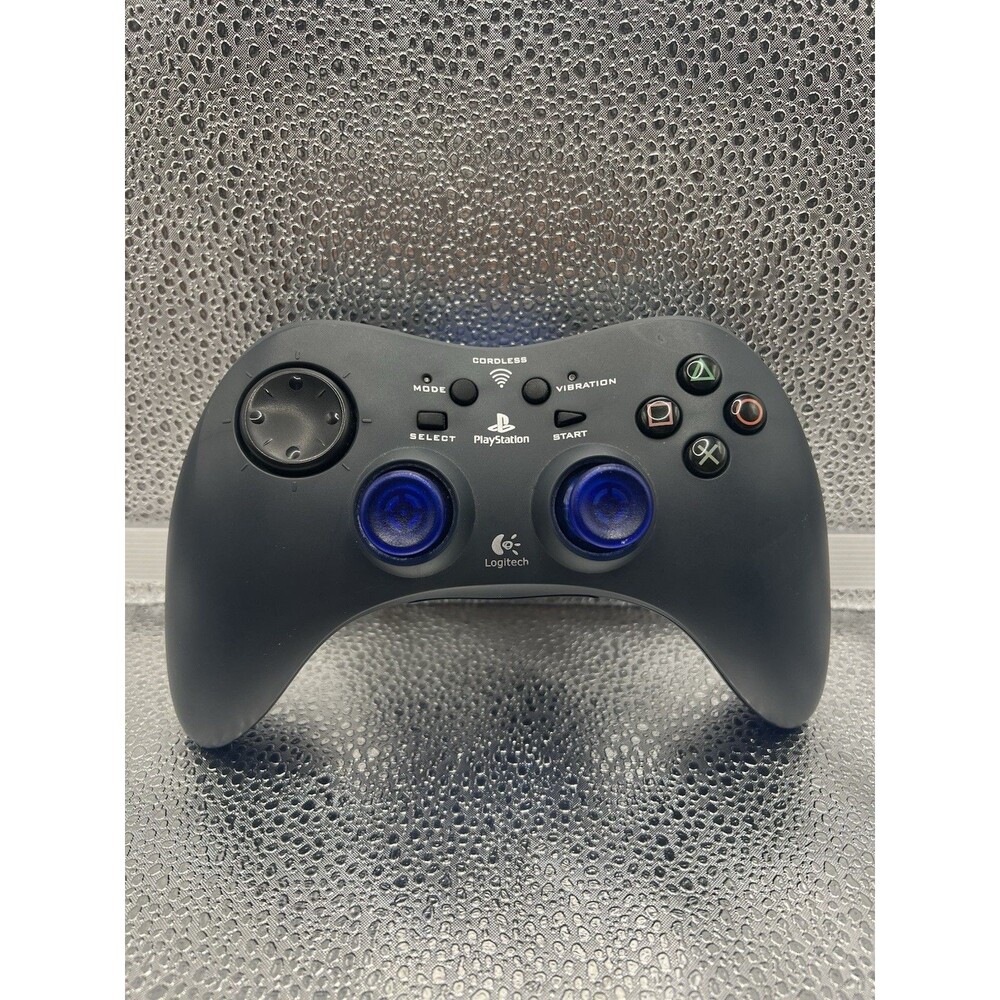 Logitech Cordless Controller for PlayStation 2 PS2 Navy Blue G-RA4B No Dongle